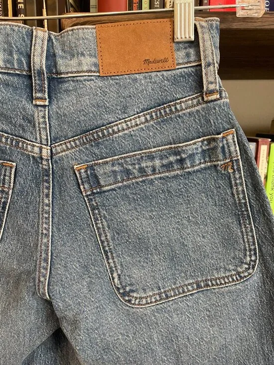 NWT Madewell Emmett patch pocket wide leg ankle jean - Picture 6 of 10